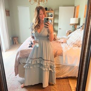 Baltic Born Jasmine Ruffle Maxi Dress